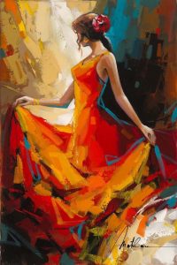 7. lecke 5. festővideó 40 x 60-as  (7 nőalak festőkéssel)