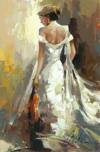 9. lecke 7. festővideó 40 x 60-as  (7 nőalak festőkéssel)