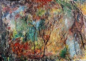 7. lecke 5. festővideó 50 x 70-es kép (7 absztrakt kép festése)