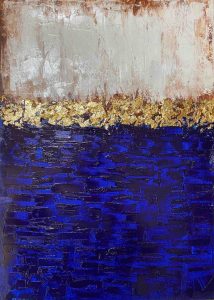 9. lecke 7. festővideó 50 x 70-es tájkép (7 absztrakt kép festése)