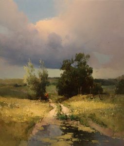 3. lecke 1. festővideó 50 x 40-es tájkép (7 tájkép festése)