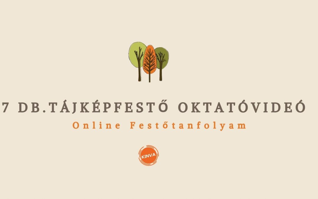 7 db. Tájkép Festése Oktatóvideó Sorozat