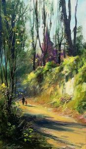 7. lecke 5. festővideó 30 x 50-es tájkép (7 tájkép festése)