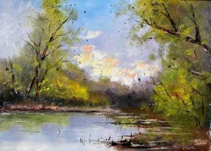 5. lecke 3. festővideó 30 x 40-es tájkép (7 magyaros romantikus tájkép)