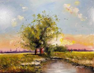 9. lecke 7. festővideó 40 x 50-es tájkép (7 magyaros romantikus tájkép)