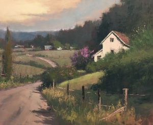 9. lecke 7. festővideó 50 x 40-es tájkép (7 tanyás kép festése)