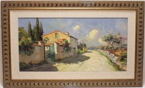 5. lecke 3. festővideó 30 x 50-es tájkép (7 mediterrán kép festése)