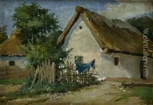 8. lecke 6. festővideó 50 x 40-es tájkép (7 tanyás kép festése)