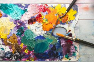 2. lecke Anyag felszerelés lista (7 mediterrán épületkép festése)