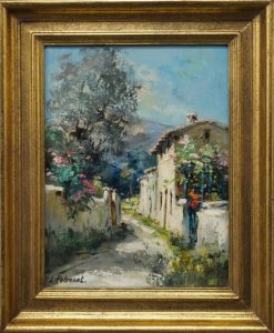 3. lecke 1. festővideó 30 x 40-es tájkép (7 mediterrán kép festése)