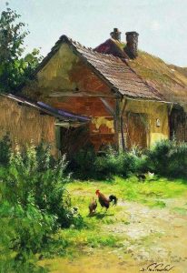 3. lecke 1. festővideó 30 x 40-es tájkép (7 tanyás kép festése)