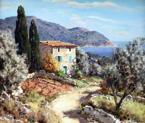 8. lecke 6. festővideó 40 x 50-es tájkép (7 mediterrán kép festése)