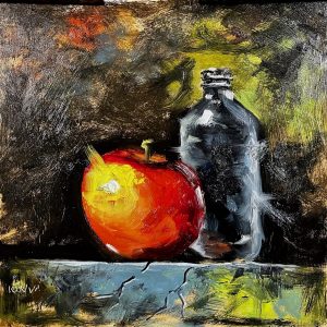 5. lecke 3. festővideó 30 x 30-as kép (5 csendélet festőkéssel)