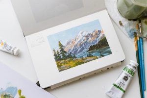 4. lecke  Az akvarell és a gouache festés (Akvarell kezdő)