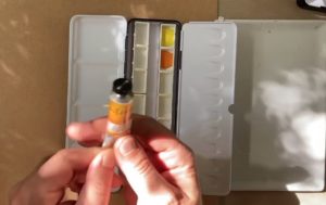 9. lecke  A tubusos akvarell festék használata (Akvarell kezdő)