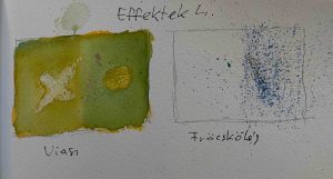 18. lecke  Effekt technikák 4. videó  (Akvarell kezdő)