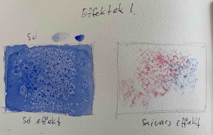 15. lecke  Effekt technikák 1. videó  (Akvarell kezdő)