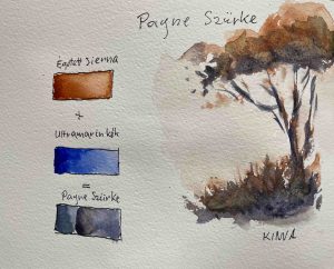 23. lecke  festés gyakorlat 5. videó  (Akvarell kezdő)