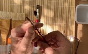 10. lecke  A gumiarábikum és az ecsetek, videó  (Akvarell kezdő)