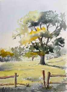 30. lecke 6. festővideó (Akvarell tájkép)