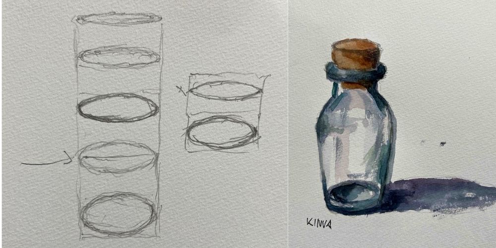 Akvarell 2. Csendéletfestő Online Tanfolyam - Image 17