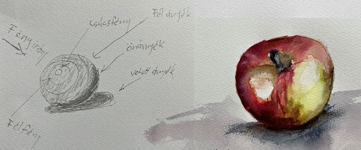 Akvarell 2. Csendéletfestő Online Tanfolyam - Image 18