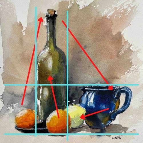 Akvarell 2. Csendéletfestő Online Tanfolyam - Image 20