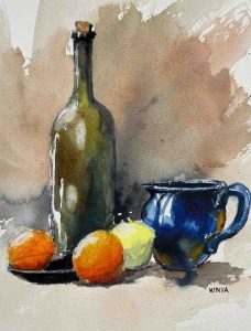 26. lecke 5. Festővideó (Akvarell 2. Csendélet Festés)