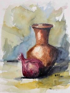 23. lecke 2. Festővideó (Akvarell 2. Csendélet Festés)