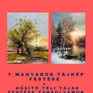 2 az 1-ben tájképfestő tanfolyamok 2.