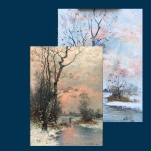 2. Festővideó (Hűsítő Téli tájkép Festés)