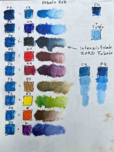 18. Lecke A pthalo kék szín (Színkeverés Mesterkurzus 1.)