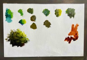 25. Lecke A tájkép zöld színekről (Színkeverés Mesterkurzus 1.)