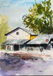 5. lecke 3. képfestő videó (5 db. Akvarell táj)