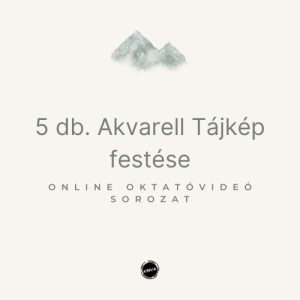 5 db. Akvarell Tájkép Festése Online Videósorozat