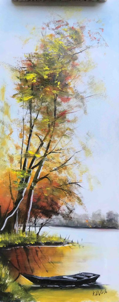 7 db. Őszi Tájkép Festése Online Videósorozat - Image 9