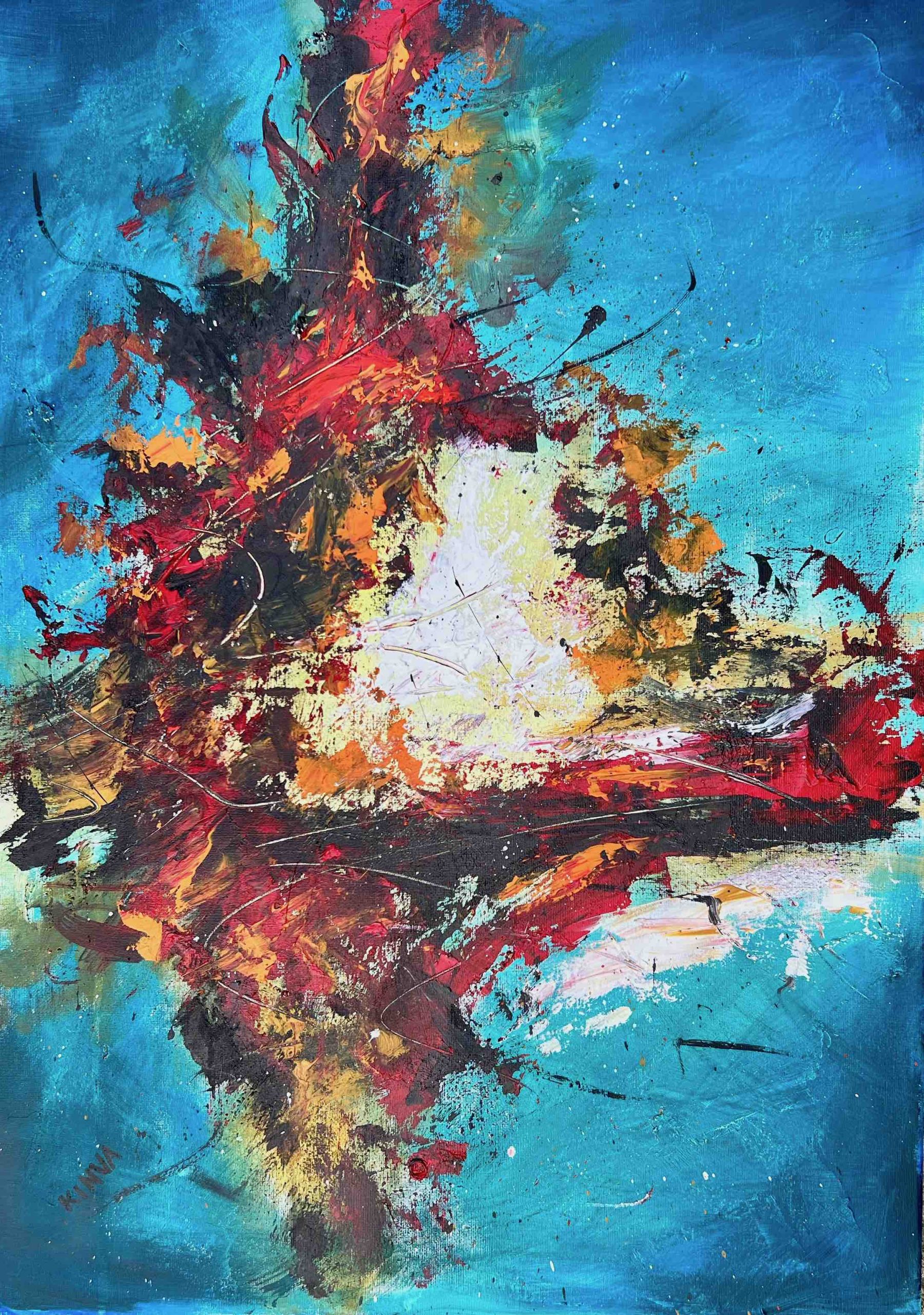 Spontán Absztrakt Online Festőtanfolyam - Image 5