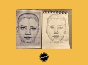 13. lecke Az emberi arc arányai 2. gyakorlat (Bevezetés a Portréfestészetbe)