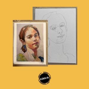 5. lecke A Grafit Transzferálás készítése (Bevezetés a Portréfestészetbe) 