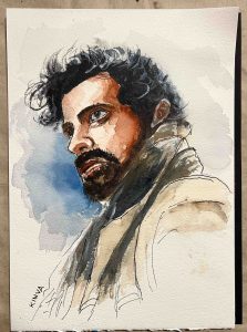 31. lecke 5. festővideó (Akvarell 4. Portréfestés)