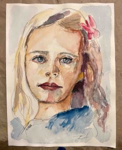 29. lecke 3. festővideó (Akvarell 4. Portréfestés)