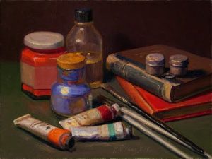 7. lecke 5. festő videó (Festőszerszámok 5 Realista Csendélet) 