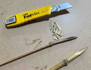 9. lecke  A nád toll faragás bemutatása (Rajzolás és Festés Diópáccal)