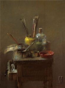 6. lecke 4. festő videó (Festőszerszámok 5 Realista Csendélet) 