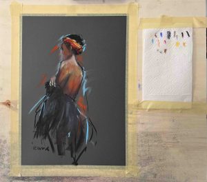 36. Lecke: 14. képfestő oktató videó (Pasztell 1. Kezdő)  