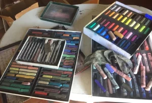 Anyag felszerelés lista (5 Pasztell Kép) 