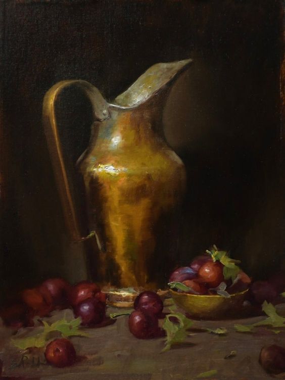 Fém Tárgyak 5 db. Realista Csendélet Festése Online Videó sorozat - Image 3