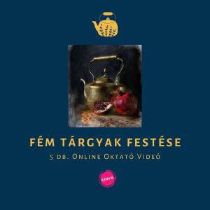 Fém Tárgyak 5 db. Realista Csendélet Festése Online Videó sorozat