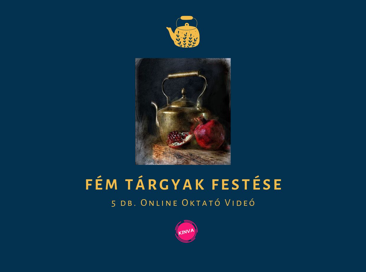 Fém Tárgyak 5 db. Realista Csendélet Festése Online Videó sorozat