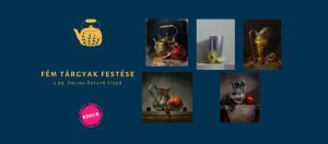 Fém Tárgyak 5 db. Realista Csendélet Festése Online Oktató Videó Sorozat